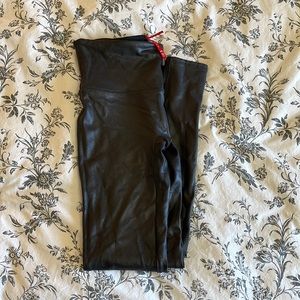 SPANX faux leather leggings